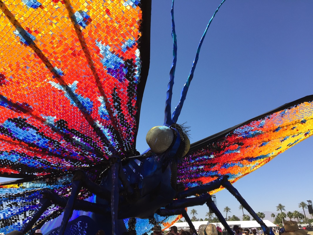 the butterfly emerges at coachella 2015