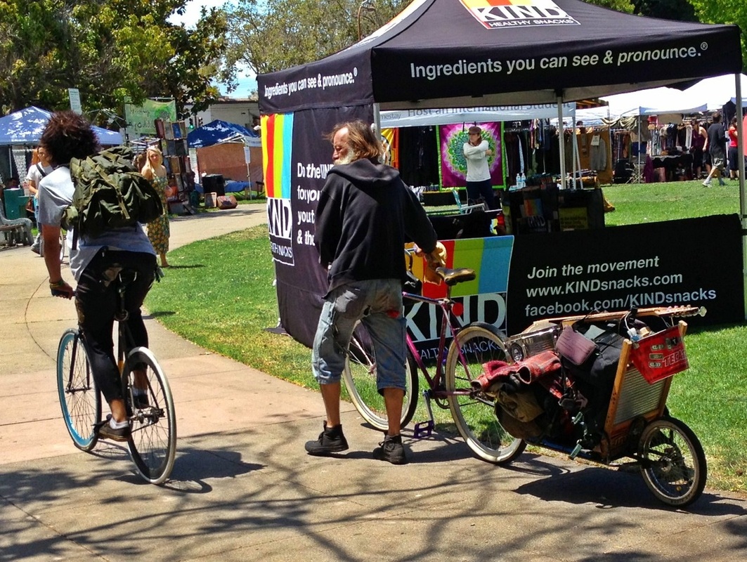 custom bicycle trailer at Berkeley Spark