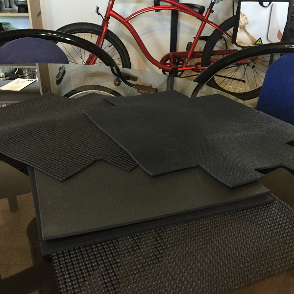 sound cushion testing materials for Companion Bike Seat